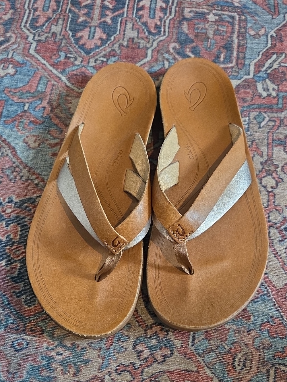Olukai Women's Kaekae Flip Flop Size 9 - Picture 2 of 6
